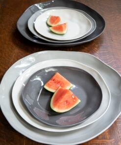Tam Stoneware Side Plate Pearl