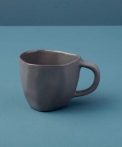 Stoneware Demitasse Cup Slate