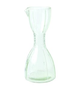 Ruffle Glass Bell Carafe