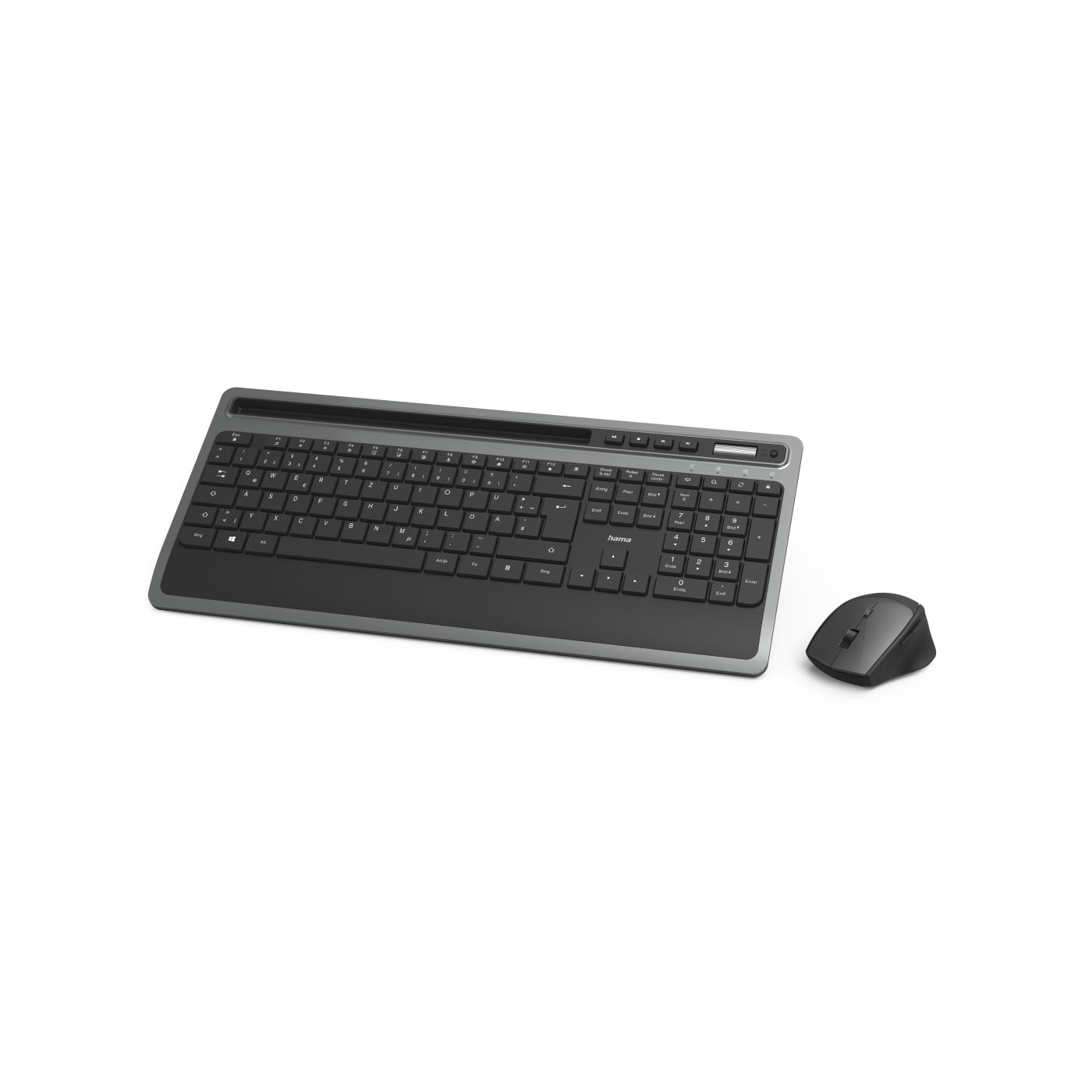 I136785 Hama Wireless Multimedia Keyboard + Mouse Set KMW-600