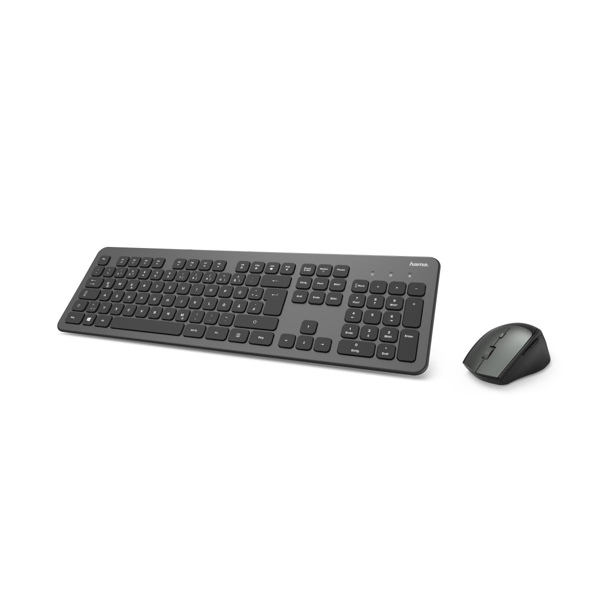 I136787 Hama Wireless Keyboard / Mouse set KMW-700 Anthracite/Black
