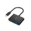 Hama Video Adapter 2in1, USB-C Plug - VGA & HDMI Ultra-HD 4K Hama Video Adapter 2in1, USB-C Plug - VGA & HDMI Ultra-HD 4K