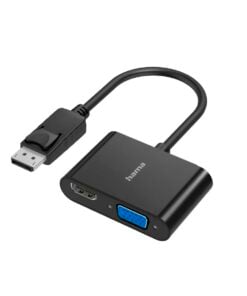 Hama Video Adapter 2 in 1 DisplayPort Plug - VGA & HDMI Ultra-HD 4K