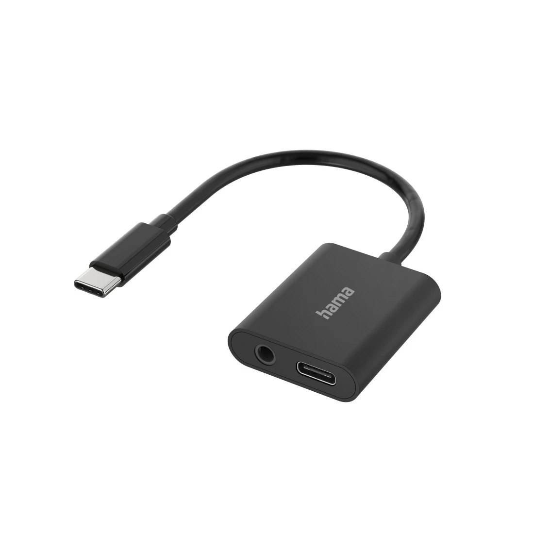 I136820 Hama Audio Adapter 2 in 1 USB-C Plug - 3.5 mm Jack / USB-C Socket