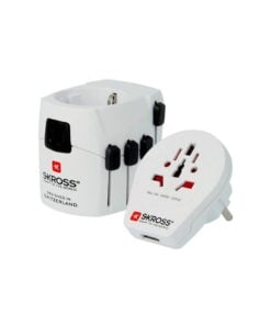 SKROSS Travel Adapter with Plug PRO World & USB