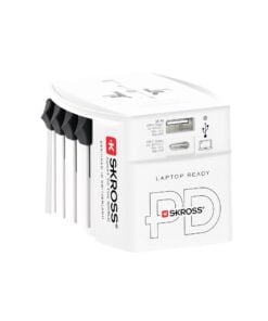 SKROSS Travel Adapter MUV USB + USB-C cable