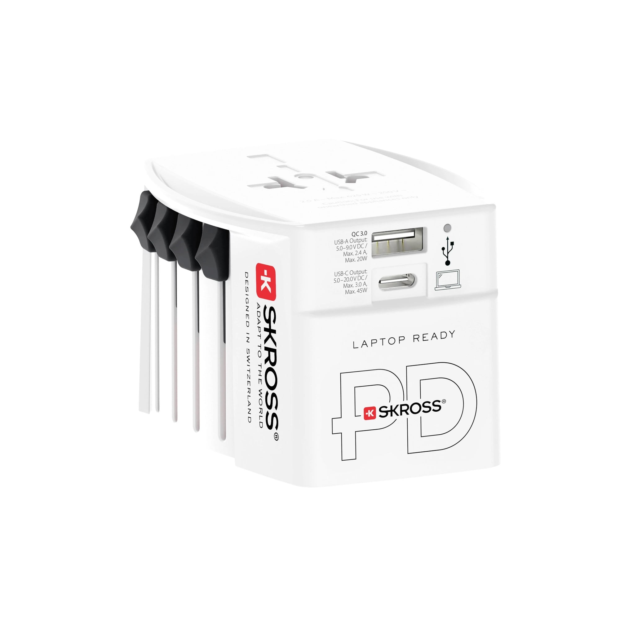I136921 SKROSS Travel Adapter MUV USB + USB-C cable