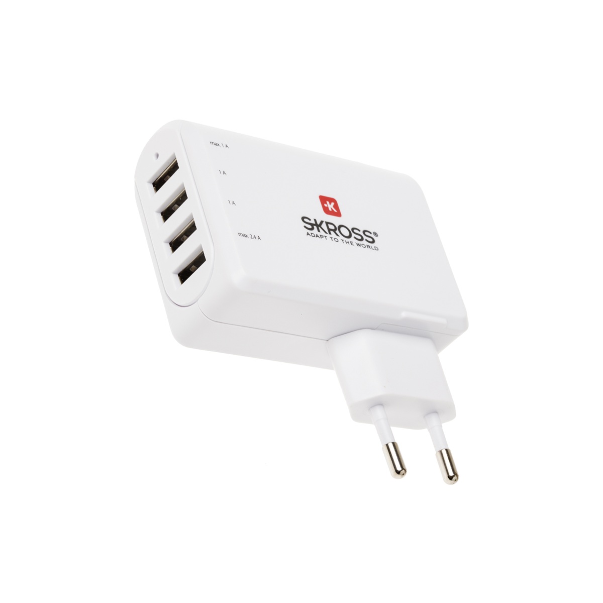 I136929 SKROSS Euro USB Charger 4-Port