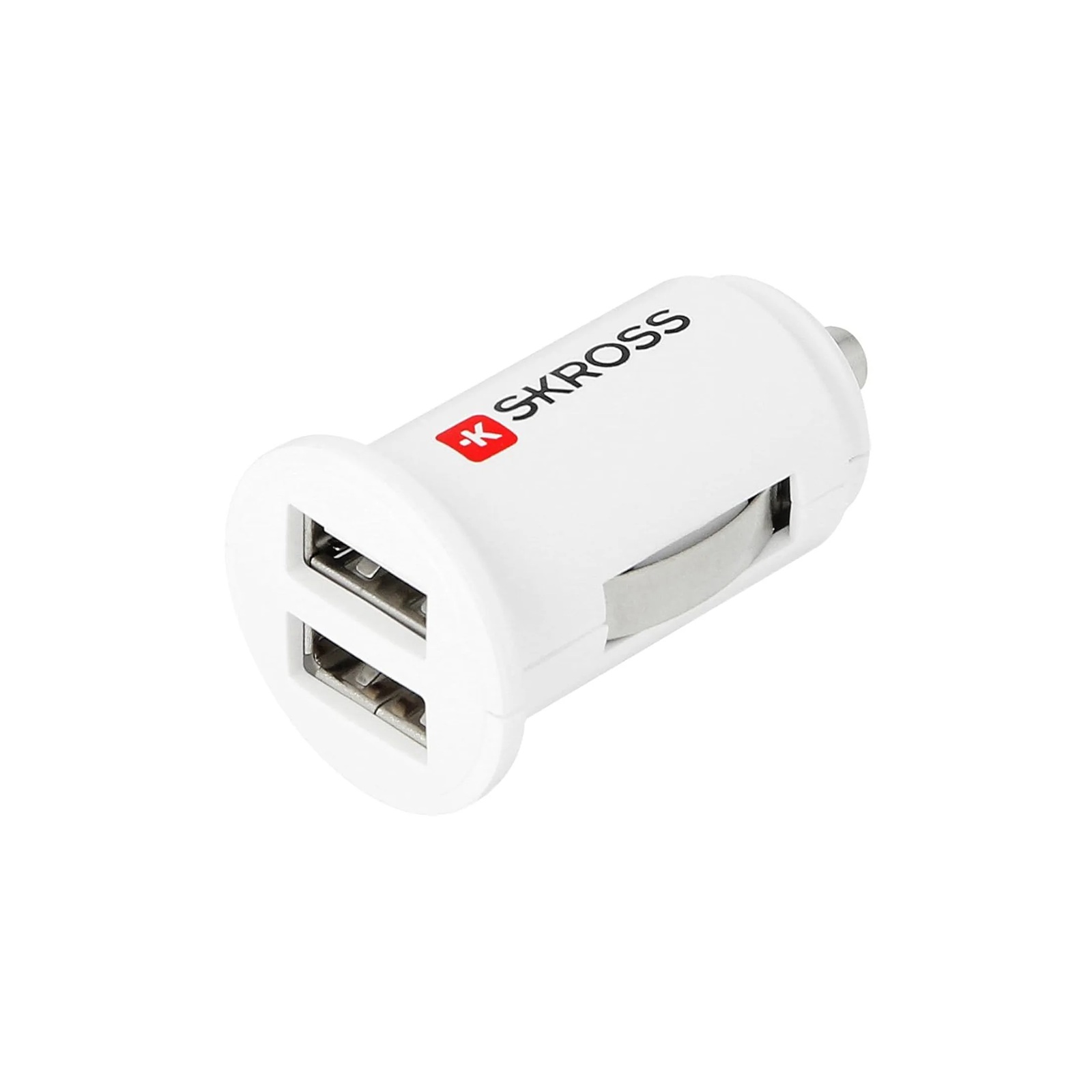 I136931 SKROSS Car Charger Midget Dual USB 2A