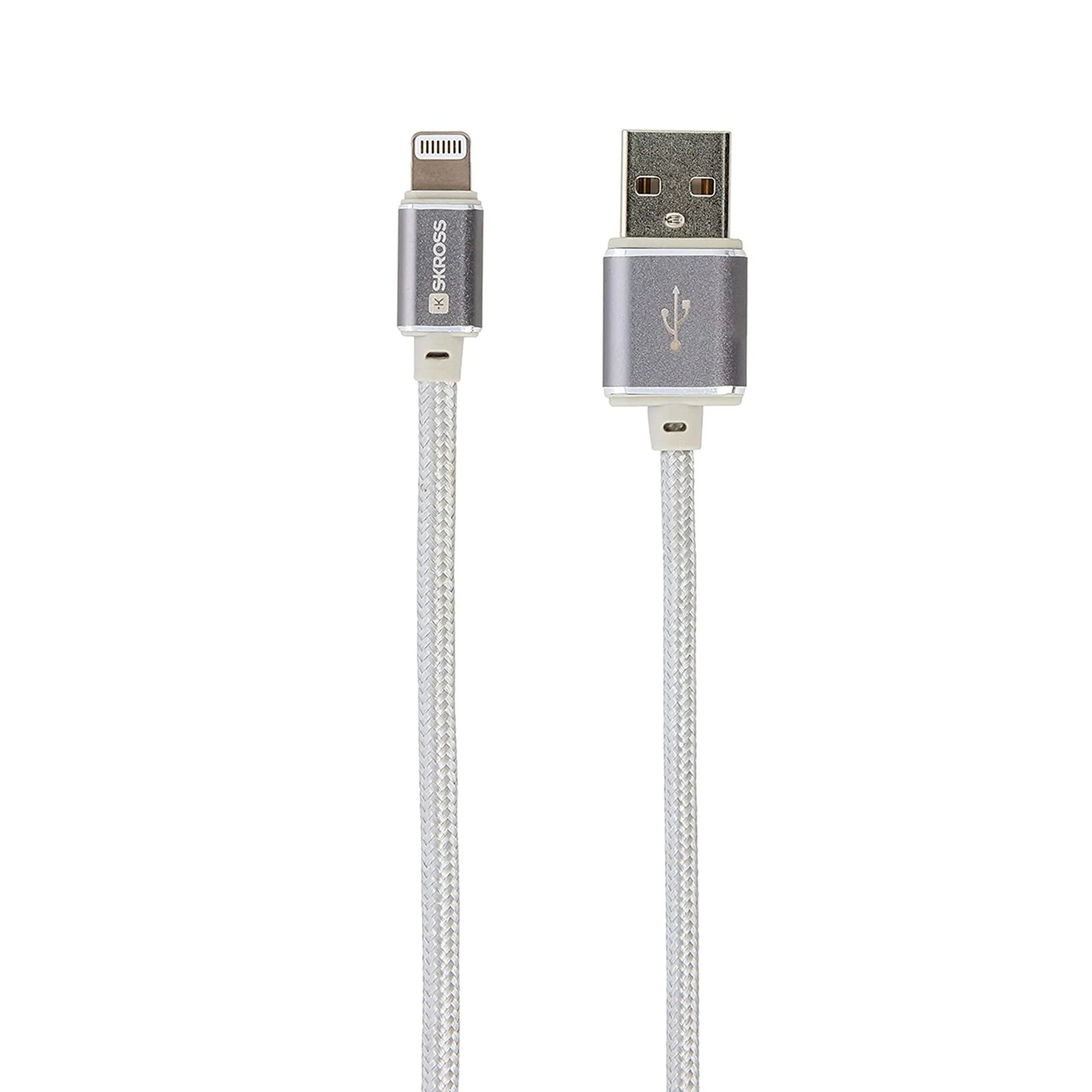 I136941 SKROSS Charge'n Sync Lightning Connector-Steel Line