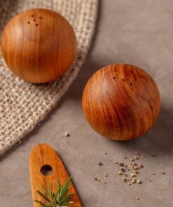 Teak Salt & Pepper Shaker Set
