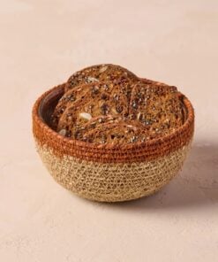 Hydra Woven Seagrass Bowl Rust