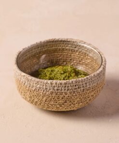 Hydra Woven Seagrass Bowl Grey