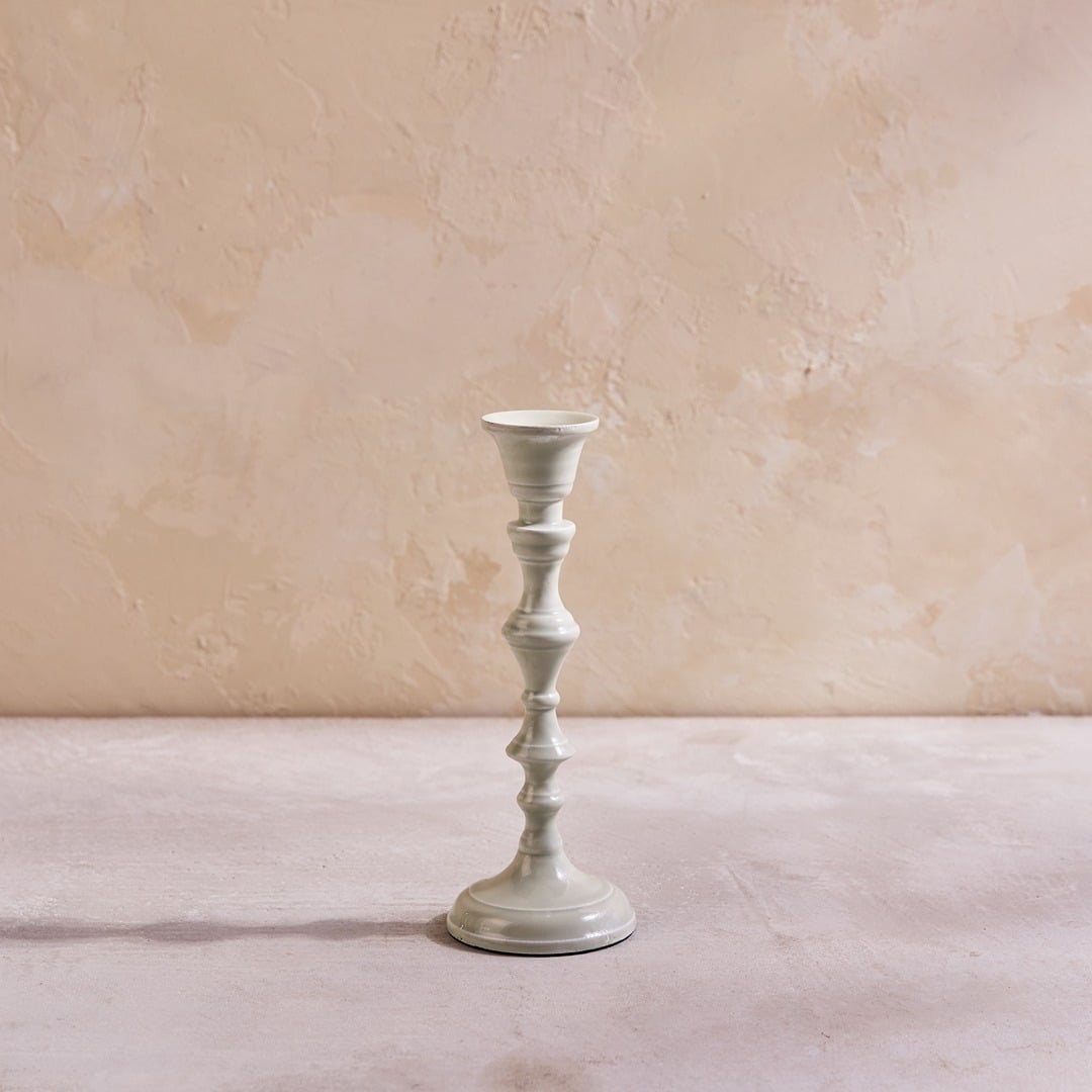 I137107 Nera Light Green Candle Holder Small