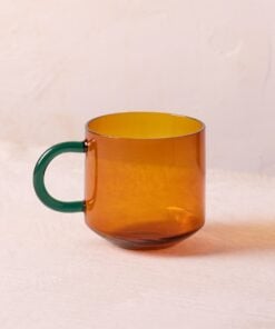 Niko Glass Mug Amber
