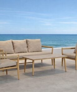 Steel set 3+1+1+ table