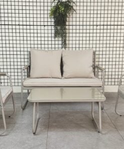 Steel set 2+1+1+table