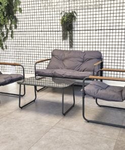 Steel set 2+1+1+1table