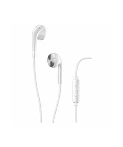 Cellularline Club White Conical Earphone With Mic