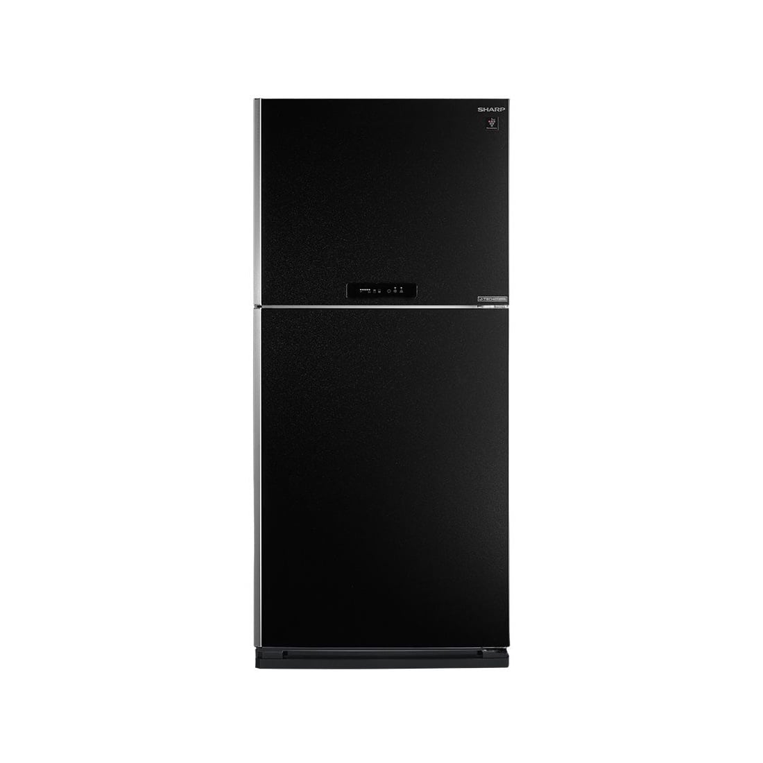 sharp-refrigerator-480-liter-inverter-digital-no-frost-2-doors-black-color-sj-pv63g-bk-front-1. Sharp Fridge 480 Liters