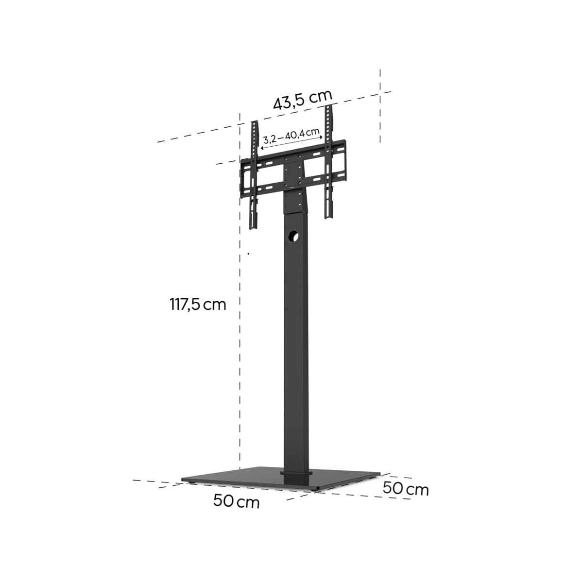 I141508-1 Hama Vertical Tv Stand – 32-65 Inch