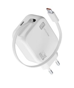Cellularline Charger With Retractable Cable USB-C 30W