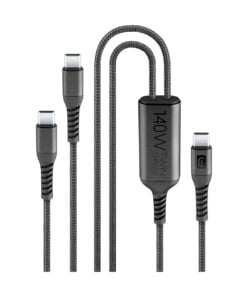 Cellularline Twin Charge Cable USB-C to USB-C