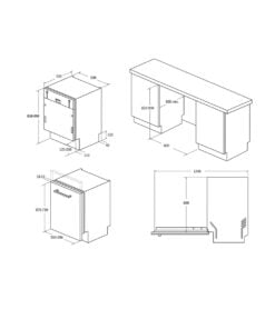 Alternative view of Candy Built-In Dishwasher 13 Settings