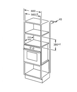 Alternative view of Hyundai Built-In Microwave 30 Liters