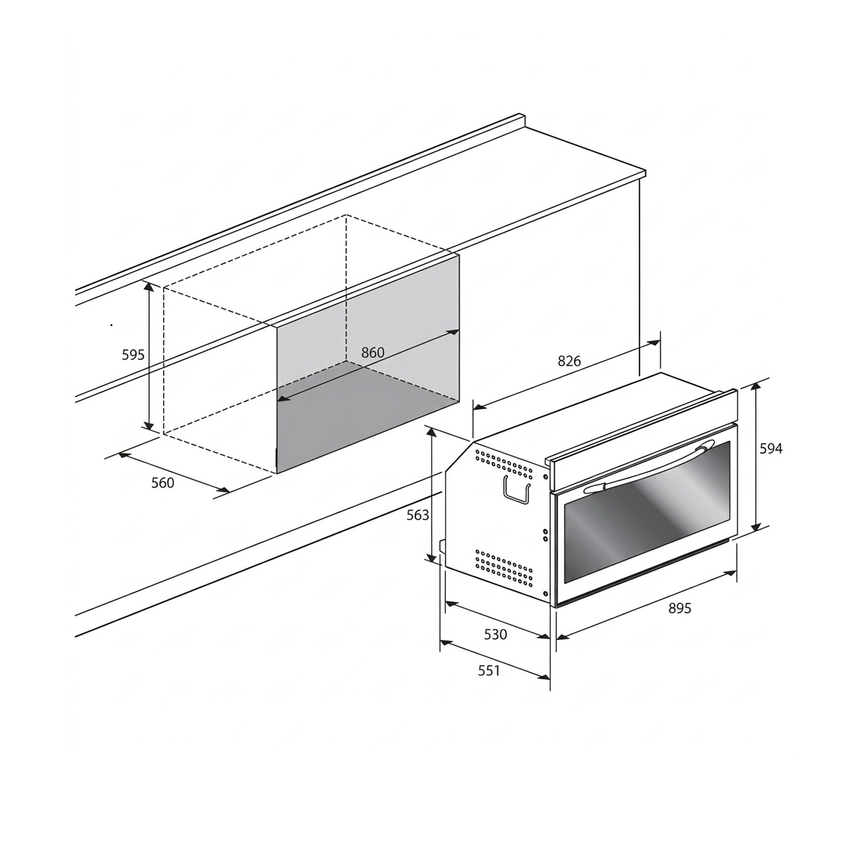 Opera Built-In Oven 90cm Opera Built-In Oven 90cm - Image 2